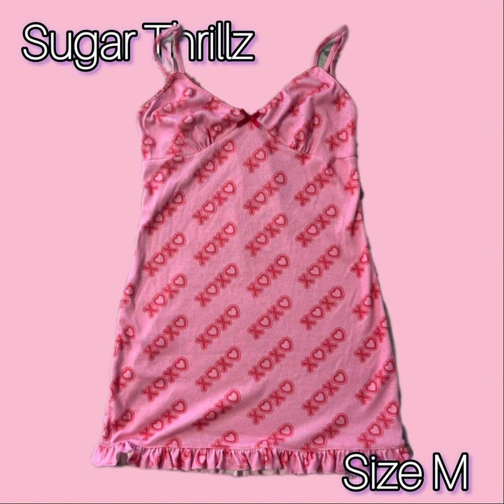 Sugar thrillz pink babydoll dress